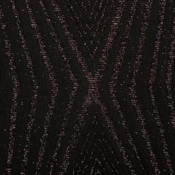 Jersey Stoff Metallic geometrisch schwarz rosegold 160cm Breite