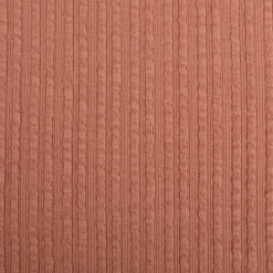 Jersey Stoff Ripp-Jacquard Baumwolle Streifen rosa 1,35m Breite