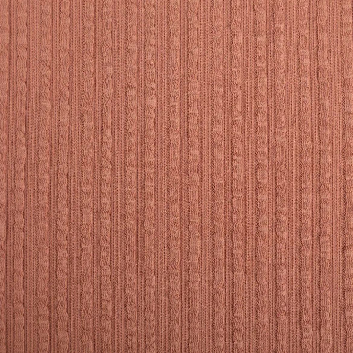 Jersey Stoff Ripp-Jacquard Baumwolle Streifen rosa 1,35m Breite