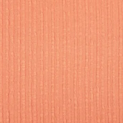 Jersey Stoff Ripp-Jacquard Baumwolle Streifen coral 1,35m Breite