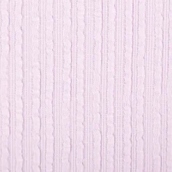 Jersey Stoff Ripp-Jacquard Baumwolle Streifen lila 1,35m Breite