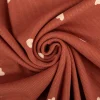 Jersey Stoff Rippjersey Baumwolle Herzchen Altrosa 1,20m Breite