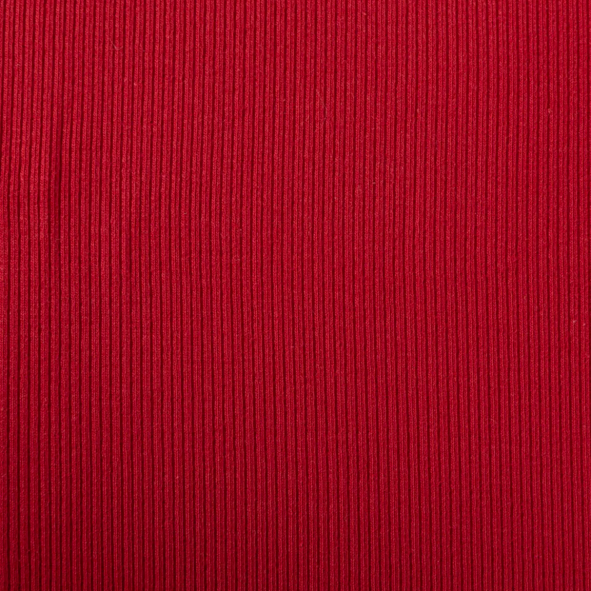 Jersey Stoff Rippjersey Feinstrick einfarbig dunkelrot 1,45m Breite