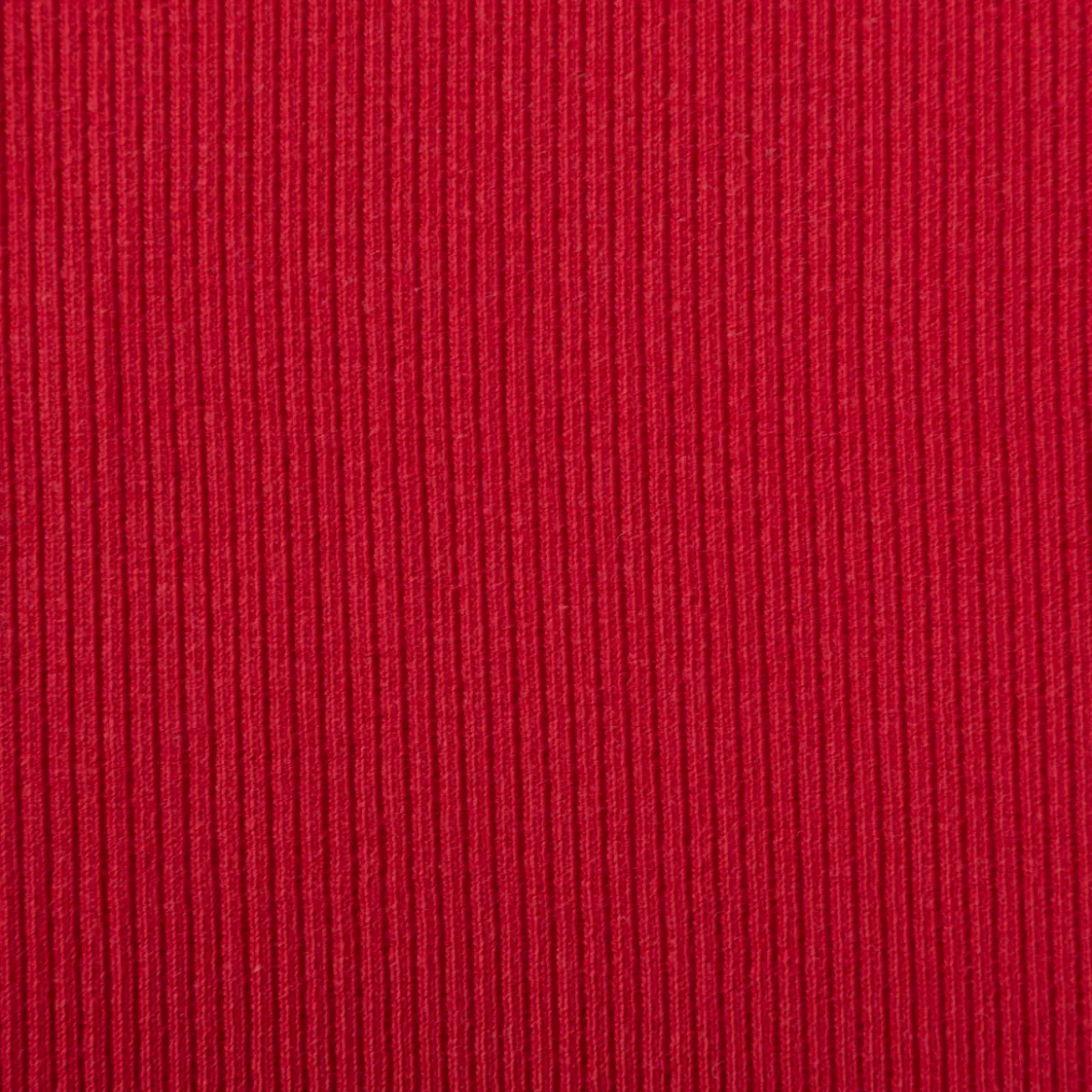 Jersey Stoff Rippjersey Feinstrick einfarbig dunkelrot 1,45m Breite