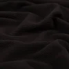 Jersey Stoff Rippjersey Ottoman uni Schwarz 1,50m Breite