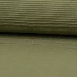Jersey Stoff Rippjersey Ottoman uni Tannengrün 1,50m Breite