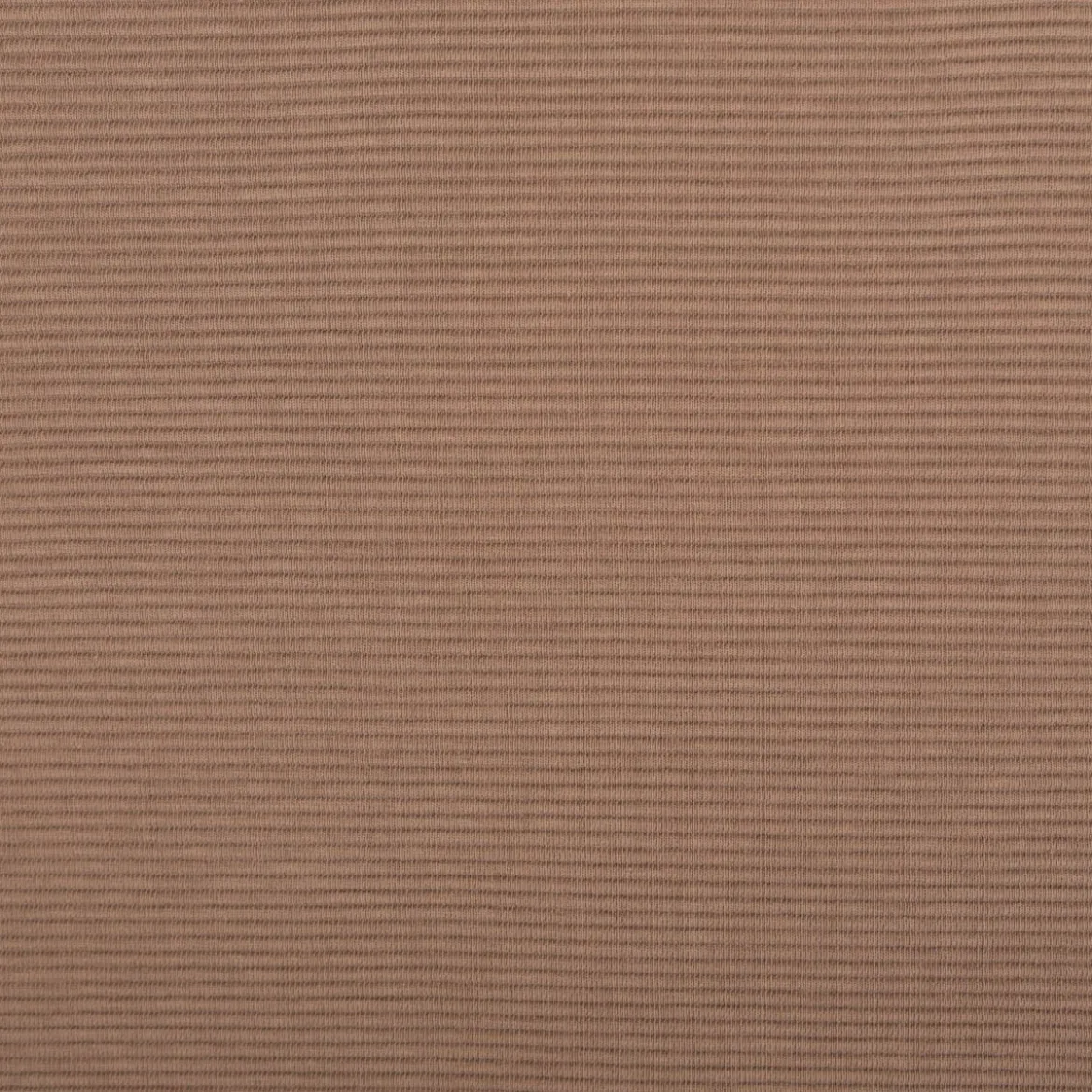 Jersey Stoff Rippjersey Ottoman uni Braun-Taupe 1,50m Breite