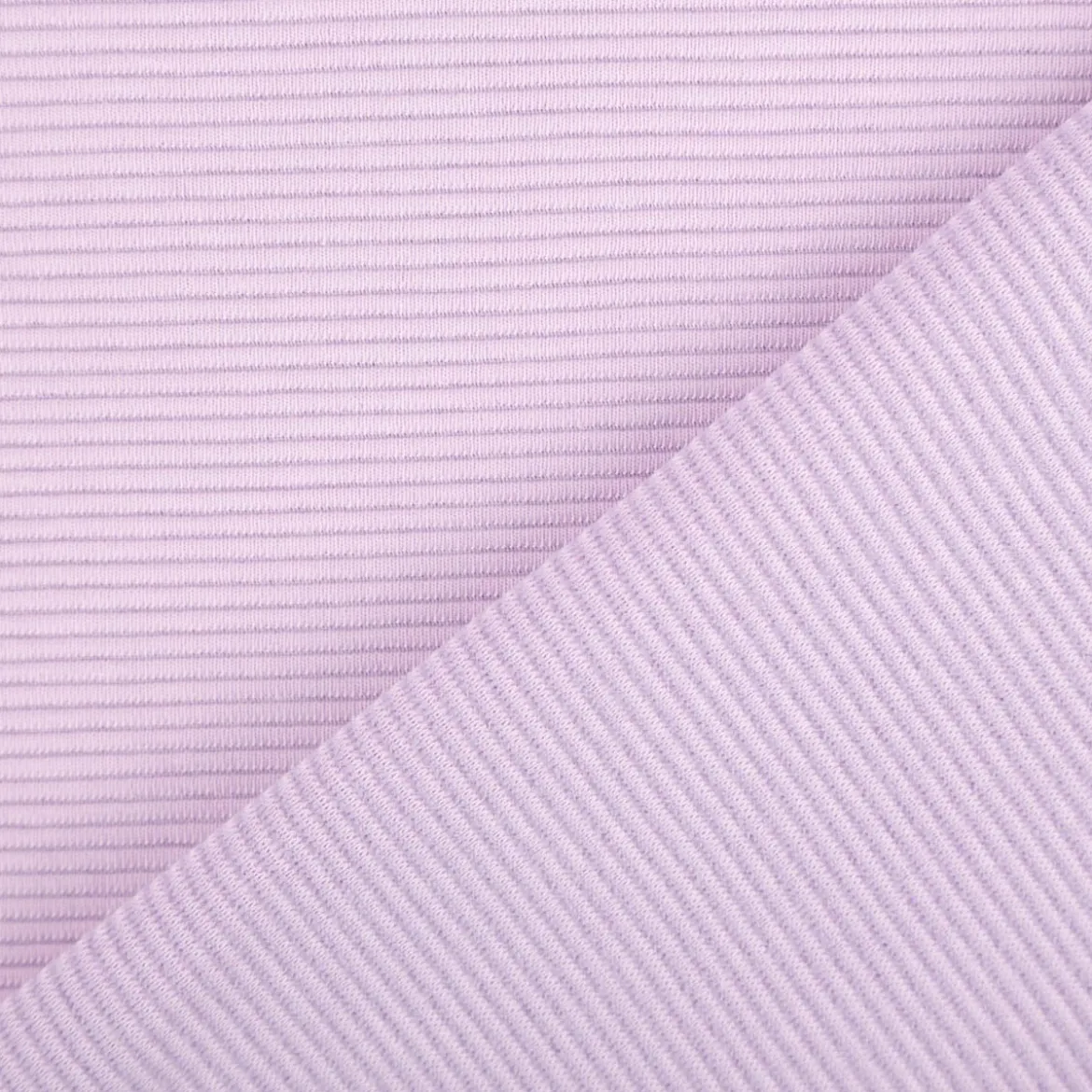 Jersey Stoff Rippjersey Ottoman uni Lila 1,50m Breite