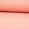 Jersey Stoff Rippjersey Ottoman uni coral 1,50m Breite