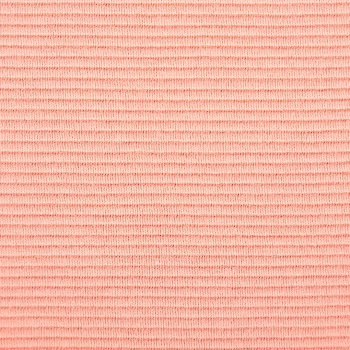 Jersey Stoff Rippjersey Ottoman uni coral 1,50m Breite