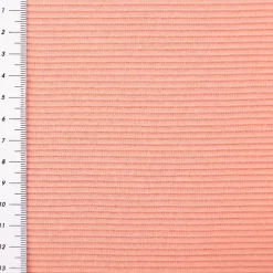 Jersey Stoff Rippjersey Ottoman uni coral 1,50m Breite