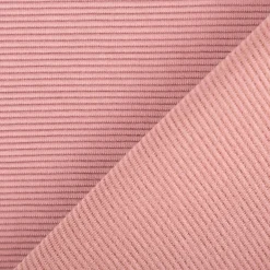 Jersey Stoff Rippjersey Ottoman uni hell-mauve 1,50m Breite