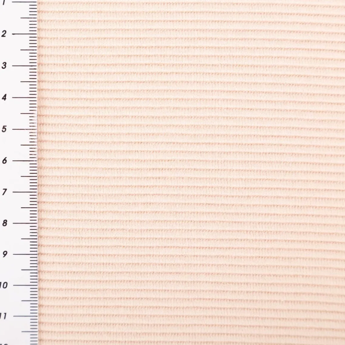 Jersey Stoff Rippjersey Ottoman uni beige 1,50m Breite