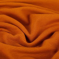 Jersey Stoff Rippjersey Ottoman uni karamell 1,50m Breite