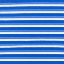 Jersey Stoff Streifen schmal blau Töne