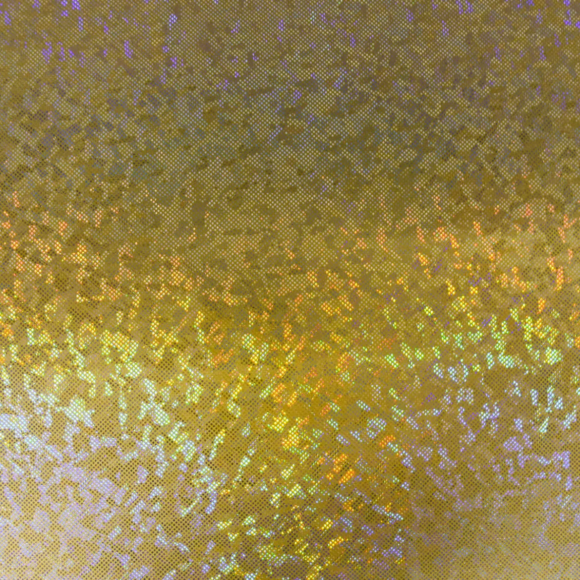 Jerseystoff Stretch Jersey Glitzer holografisch einfarbig gold 1,5m Breite