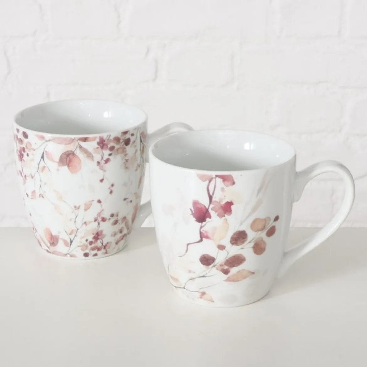 Jumbobecher 480ml mit floralem Dessin von Boltze