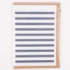 Karten Design Fabrik Doppelkarte STRIPETOWN weiß dunkelblau 11x15,5cm