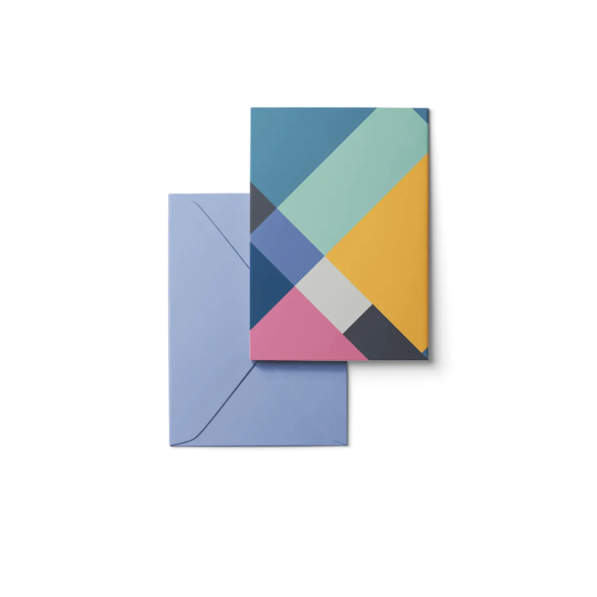Karten Design Fabrik Doppelkarte SOMEDAYS weiß bunt 11x15,5cm