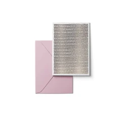 Karten Design Fabrik Doppelkarte DURCH SCHÜTTELN weiß schwarz Folie 11x15,5cm