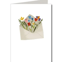 KEITCARDS Doppelkarte Blumenbrief mit Umschlag 10,5x14,7cm