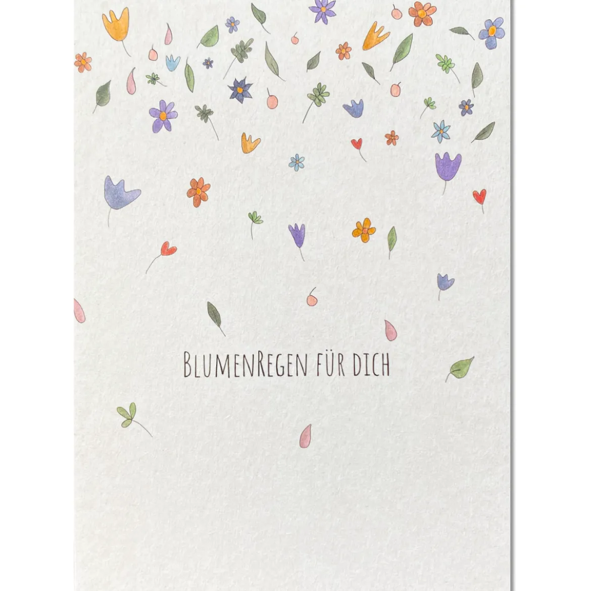 KEITCARDS Postkarte Blumenregen für dich 10,5x14,7cm