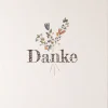 KEITCARDS Postkarte Danke 10,5x14,7cm