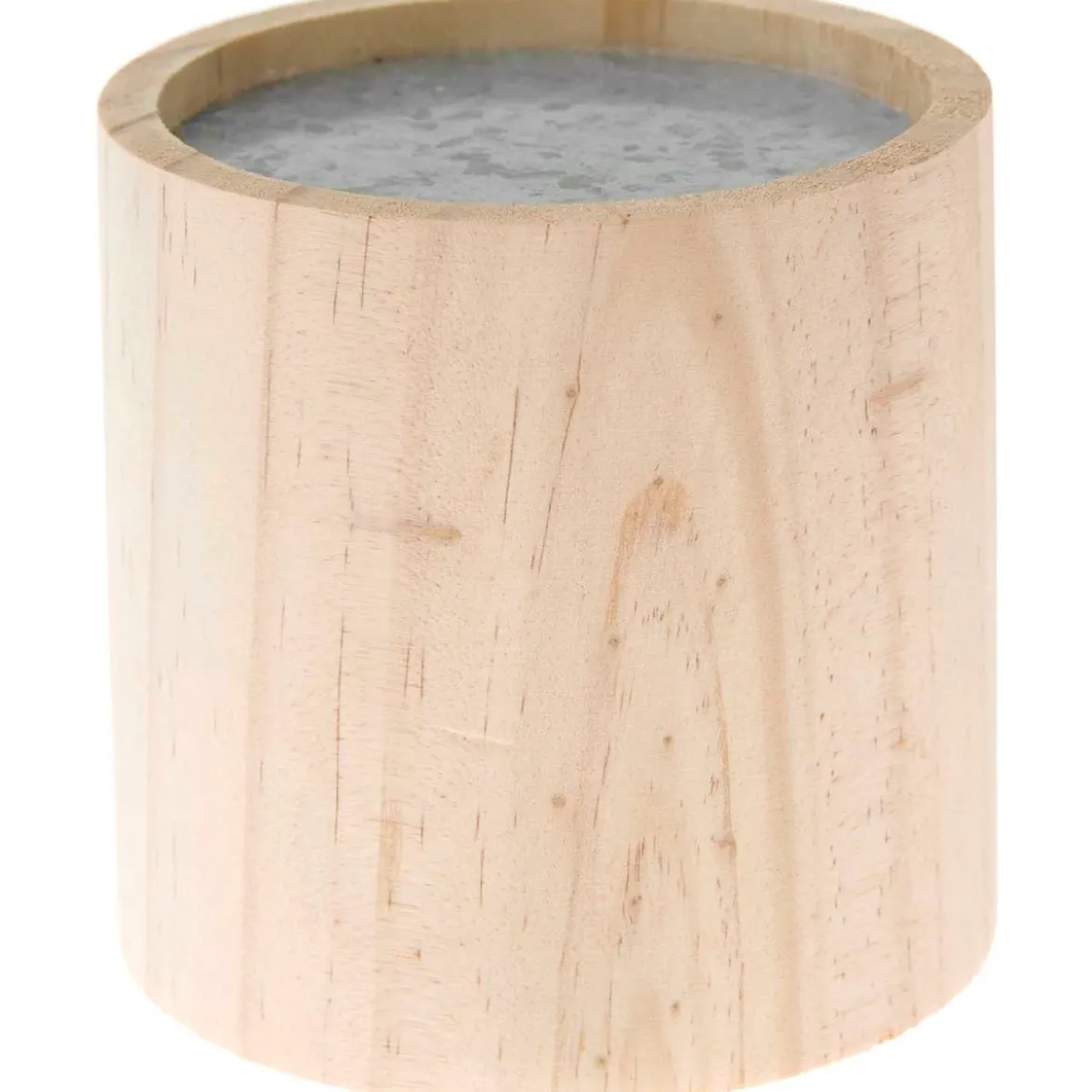 Kerzenständer aus Holz zum selbst gestalten 8,5x8,5cm von Rico Design