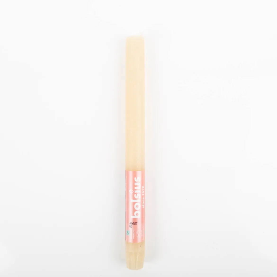 Kerze Stabkerze Rustik 270/23mm Haferbeige von Bolsius