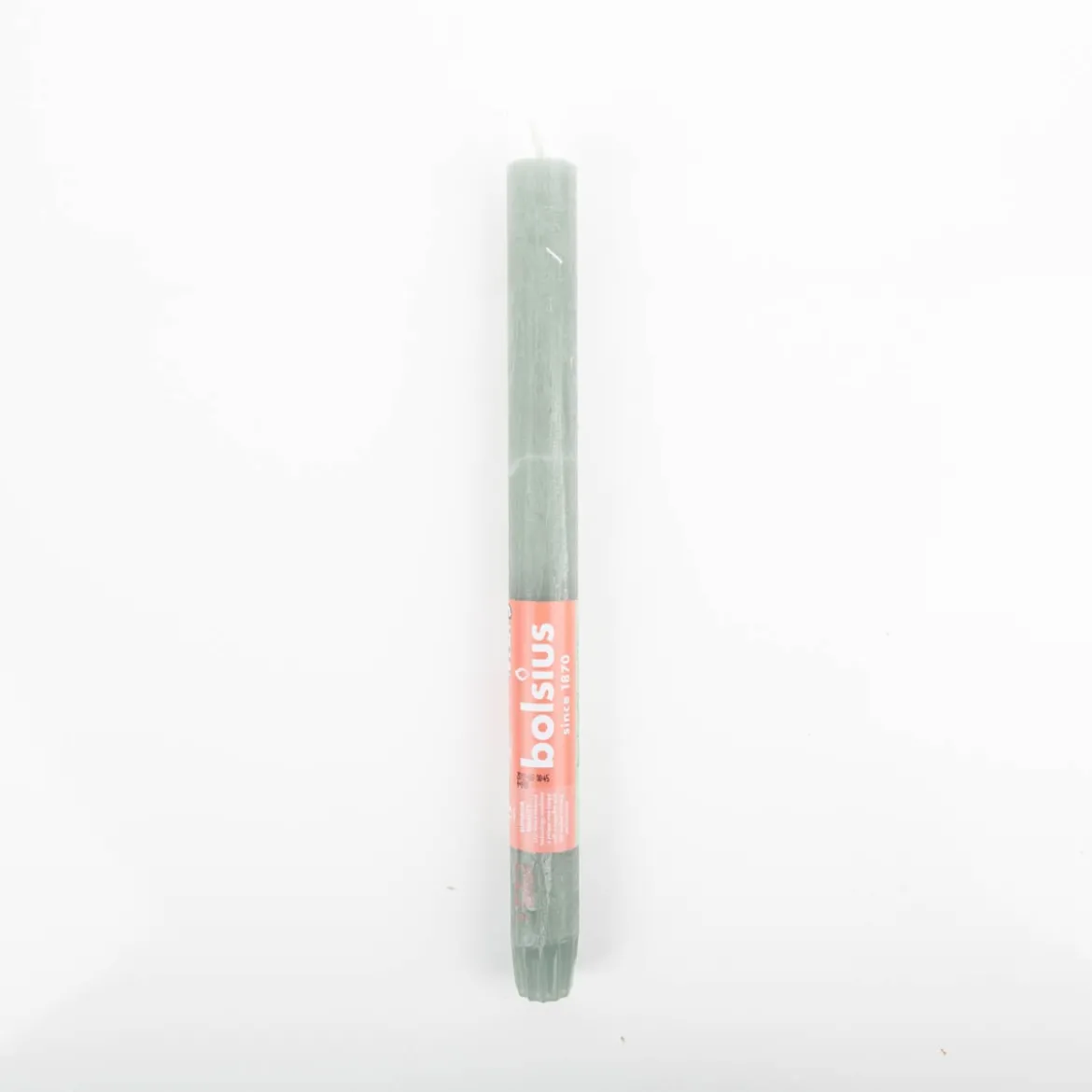 Kerze Stabkerze Rustik 270/23mm Jade Grün von Bolsius