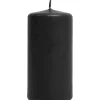Kerze Stumpen schwarz 100x50mm (HxD) im 6er Pack