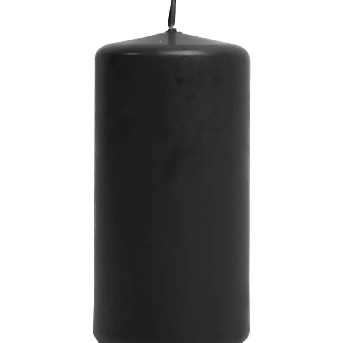 Kerze Stumpen schwarz 100x50mm (HxD) im 6er Pack