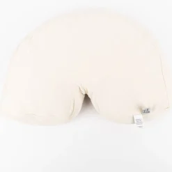 Kinderkissen Regenbogen aus Baumwolle creme rosa currygelb 39x25cm von Sass & Belle