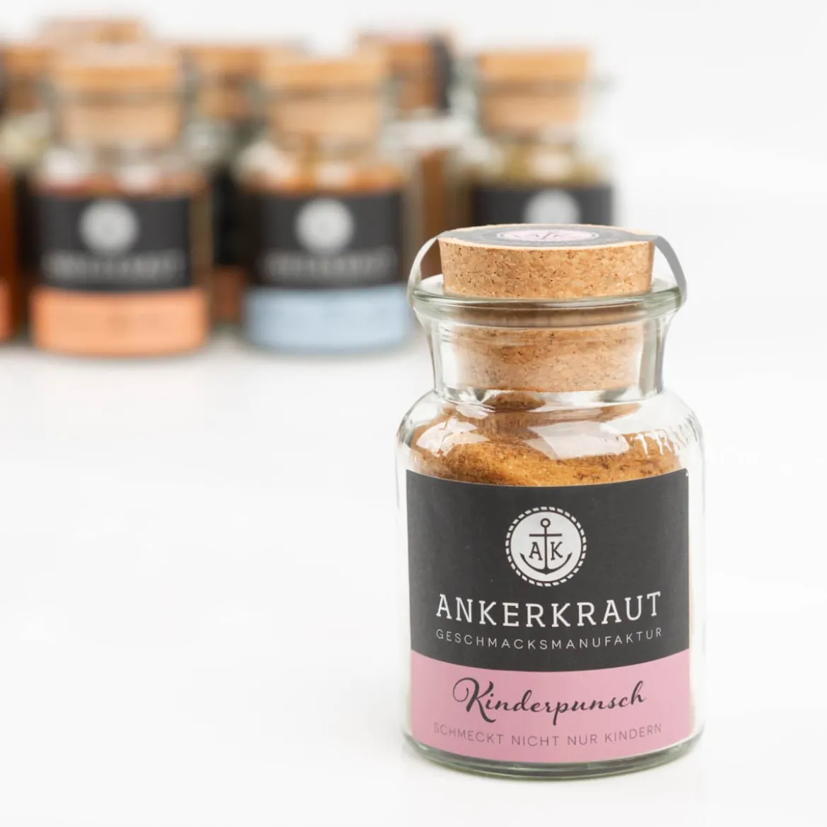 Kinderpunsch Gewürzmischung im Glas 115g mit Korkdeckel von Ankerkraut