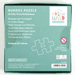 Kinderpuzzle Weltraum rund mit 45 Teilen von Grafik Werkstatt