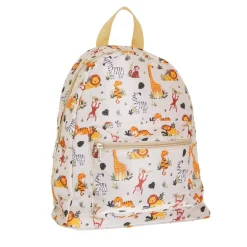 Kinderrucksack Safari Tiere von Sass & Belle ca. 27x33cm