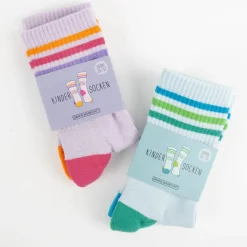 Kindersocken Schulkind Gr 26-32 blau von Grafik Werkstatt