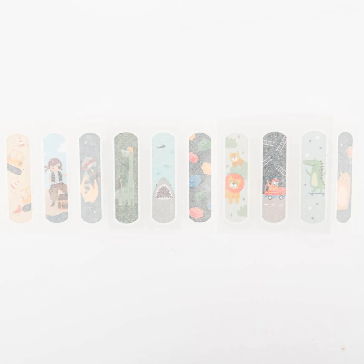 Kinder Trostpflaster Set mit 10 coolen Motiven für kleine Abenteurer von Grafik Werkstatt