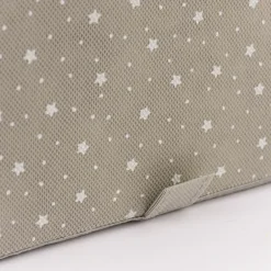 Kinderzimmer Aufbewahrungsbox Sterne grau weiß 29x29x29cm