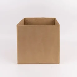 Kinderzimmer Aufbewahrungsbox Tier Gesicht Jute natur schwarz 29x29x29cm