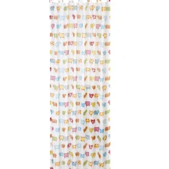 Kinderzimmer Schlaufenschal mit Kreuzschlaufen Schafe weiß bunt 140x255cm