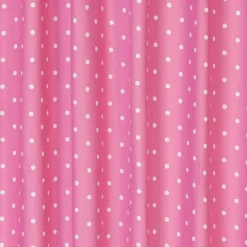 Kinderzimmer Schlaufenschal Dots mit Kreuzschlaufen Punkte pink weiß 140x255cm
