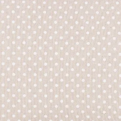 Kissenhülle Basic Dot Pünktchen Leinenlook natur weiß in versch. Größen von SCHÖNER LEBEN.