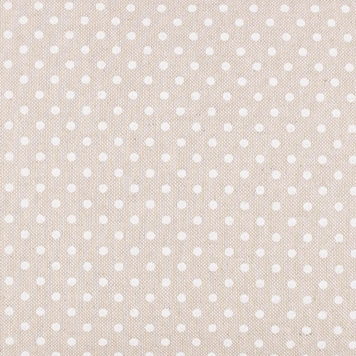 Kissenhülle Basic Dot Pünktchen Leinenlook natur weiß in versch. Größen von SCHÖNER LEBEN.