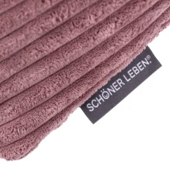 Kissenhülle Breitcord Baby Rib mauve verschiedene Größen von SCHÖNER LEBEN.