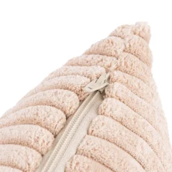 Kissenhülle Breitcord Baby Rib beige verschiedene Größen von SCHÖNER LEBEN.