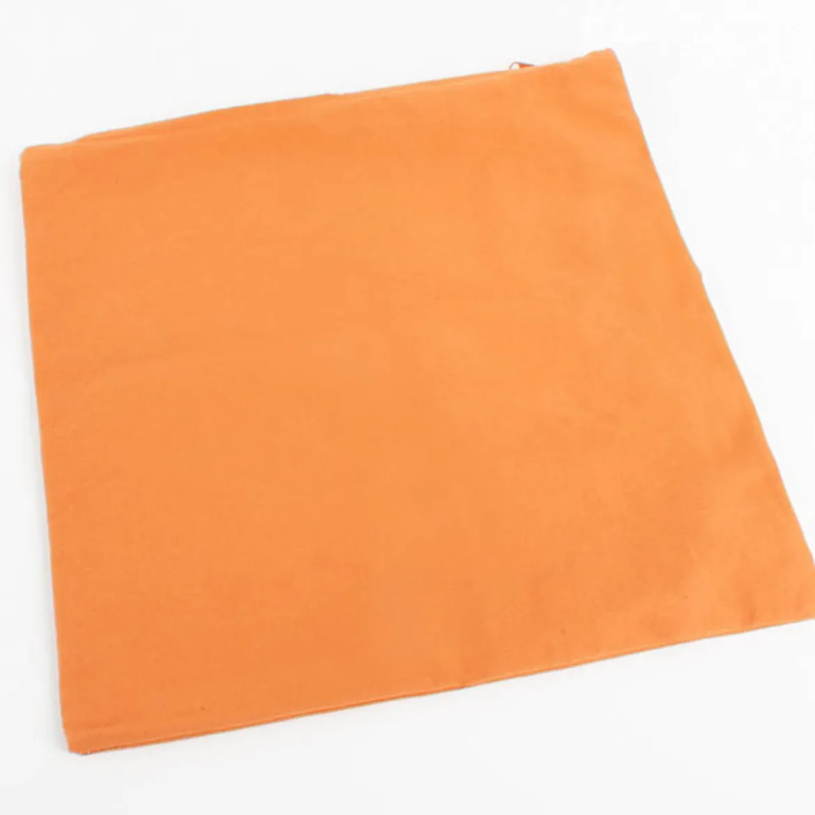 Kissenhülle Canvas uni orange 40x40cm