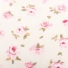 Kissenhülle Classic Little Rose Rosenblüten ecru rosa in versch. Größen oder Wunschmaß von SCHÖNER LEBEN.