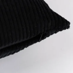 Kissenhülle Cord schwarz verschiedene Größen von SCHÖNER LEBEN.
