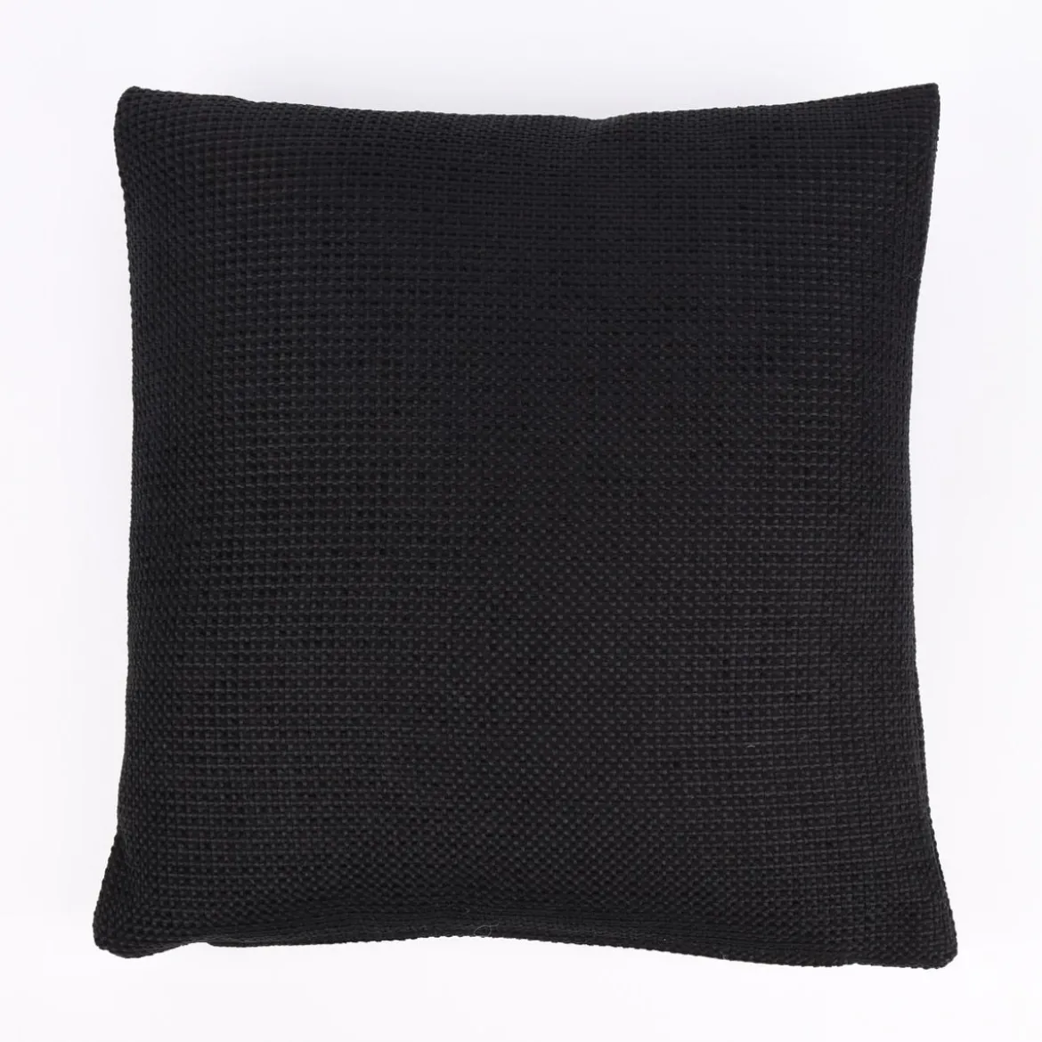 Kissenhülle Dallas Strukturstoff uni schwarz 50x50cm
